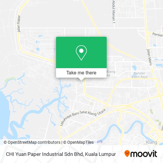 CHI Yuan Paper Industrial Sdn Bhd map