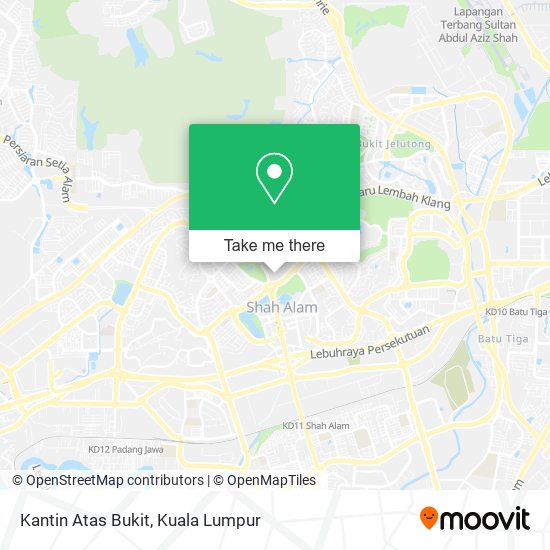 Peta Kantin Atas Bukit