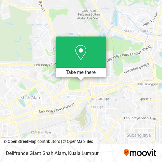 Peta Delifrance Giant Shah Alam