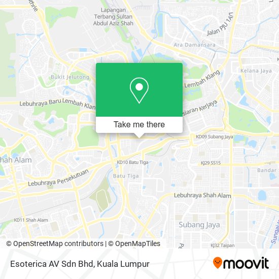 Esoterica AV Sdn Bhd map