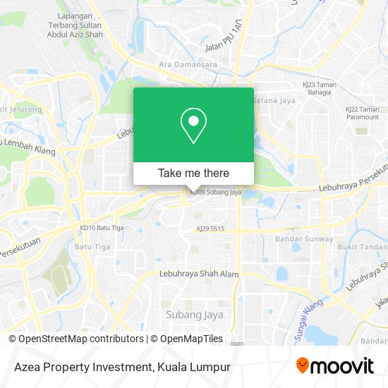 Azea Property Investment map