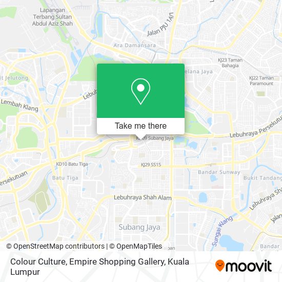 Colour Culture, Empire Shopping Gallery map