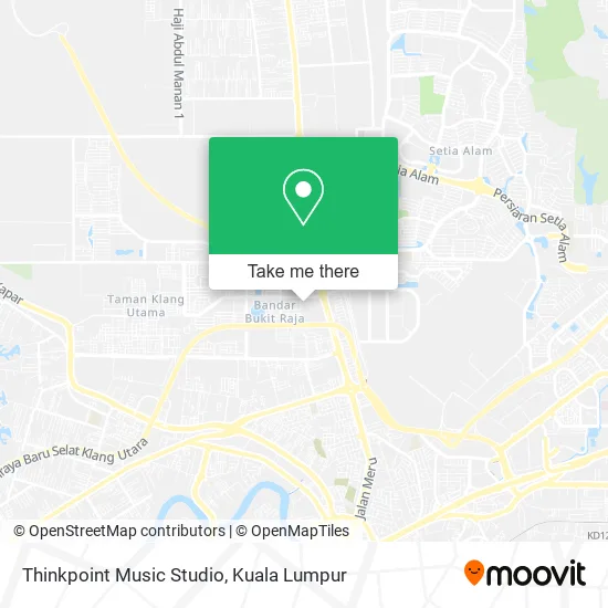 Thinkpoint Music Studio map