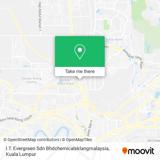 I.T. Evergreen Sdn Bhdchemicalsklangmalaysia map