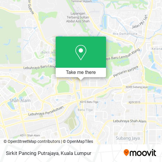 Sirkit Pancing Putrajaya map