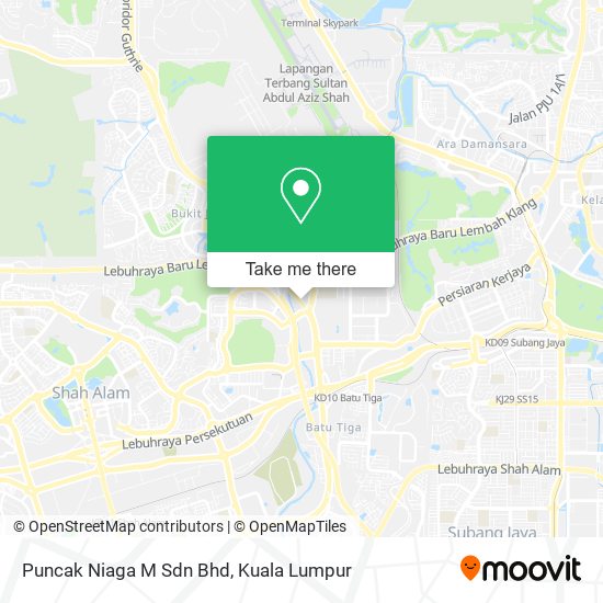 Puncak Niaga M Sdn Bhd map