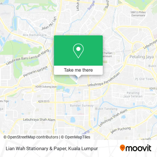 Lian Wah Stationary & Paper map
