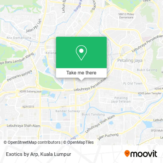 Exotics by Arp map