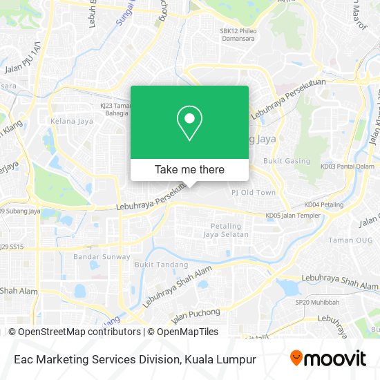 Eac Marketing Services Division map