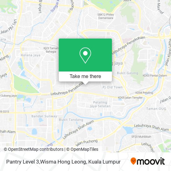 Peta Pantry Level 3,Wisma Hong Leong