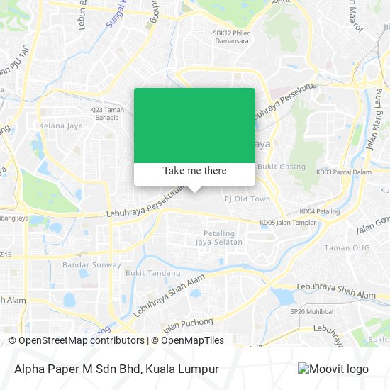 Peta Alpha Paper M Sdn Bhd