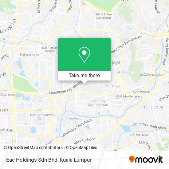 Eac Holdings Sdn Bhd map