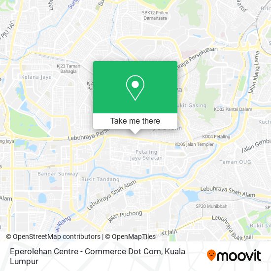 Peta Eperolehan Centre - Commerce Dot Com