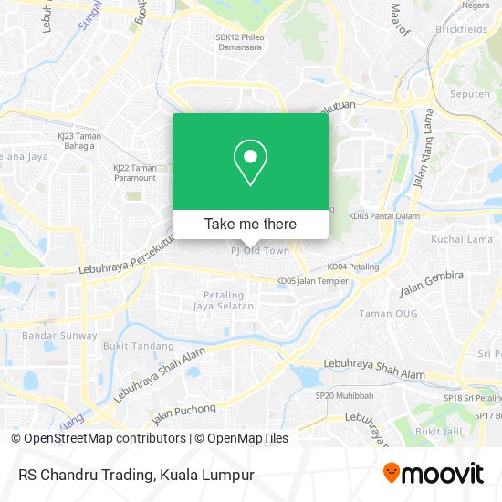 Peta RS Chandru Trading