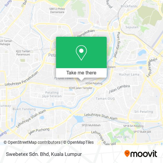 Swebetex Sdn. Bhd map