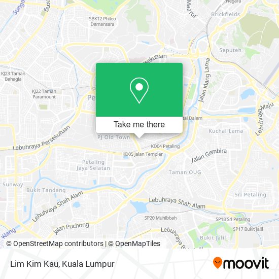 Lim Kim Kau map