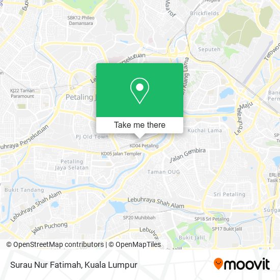 Surau Nur Fatimah map