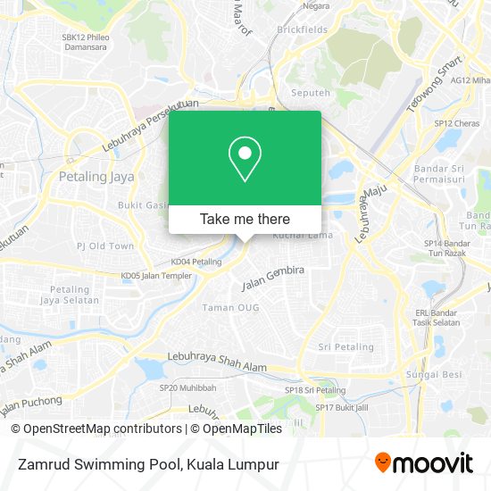 Zamrud Swimming Pool map