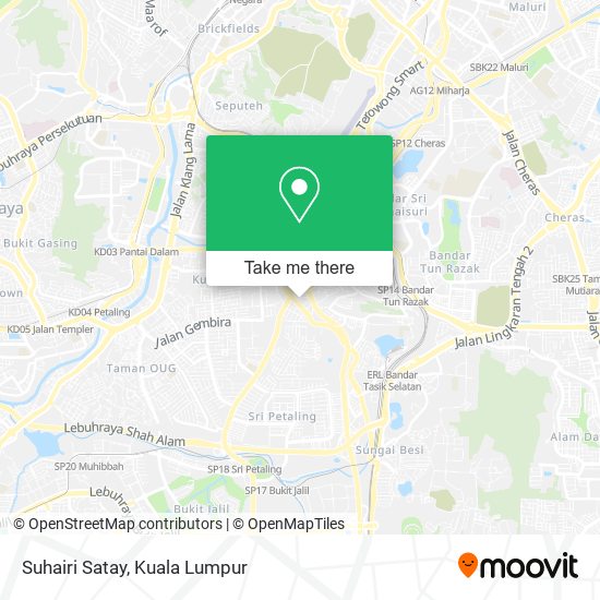 Suhairi Satay map