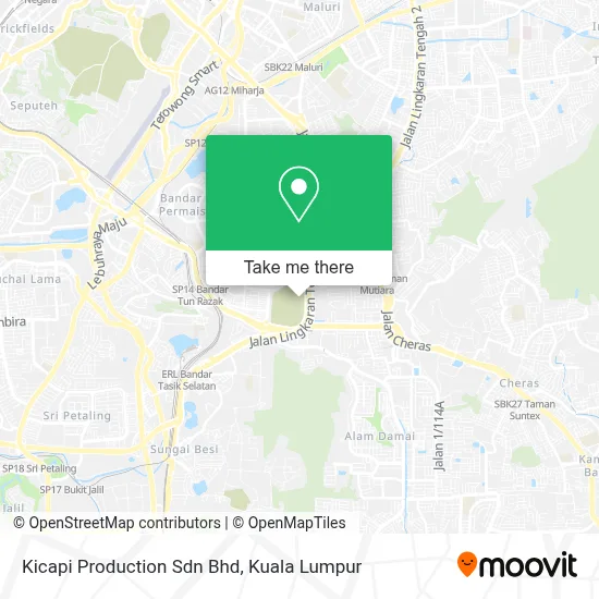 Kicapi Production Sdn Bhd map