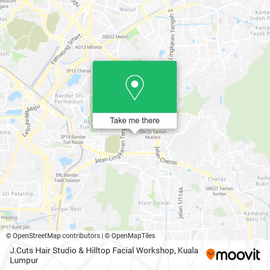 J.Cuts Hair Studio & Hilltop Facial Workshop map