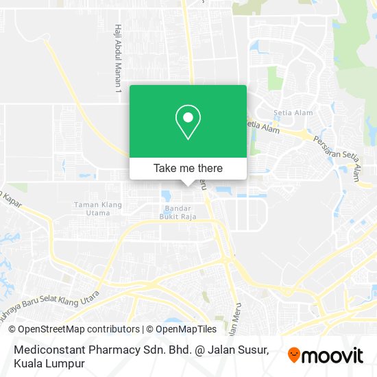 Mediconstant Pharmacy Sdn. Bhd. @ Jalan Susur map