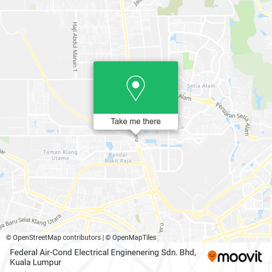 Federal Air-Cond Electrical Enginenering Sdn. Bhd map