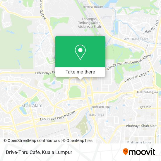 Drive-Thru Cafe map