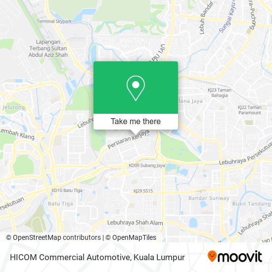 HICOM Commercial Automotive map