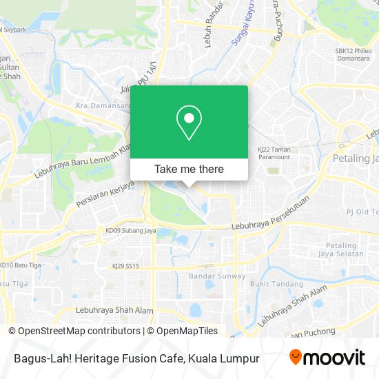 Bagus-Lah! Heritage Fusion Cafe map