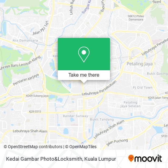 Peta Kedai Gambar Photo&Locksmith