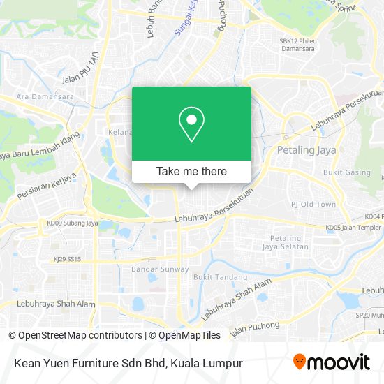 Kean Yuen Furniture Sdn Bhd map