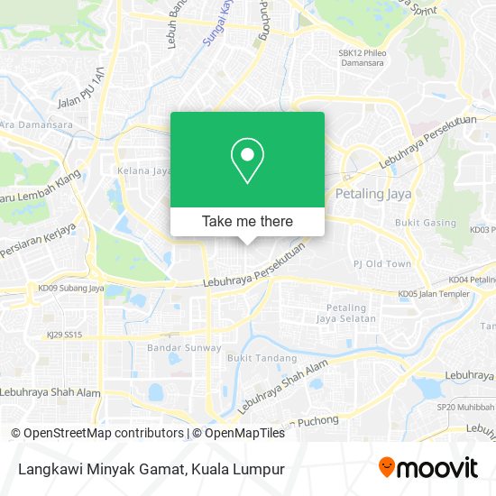 Langkawi Minyak Gamat map