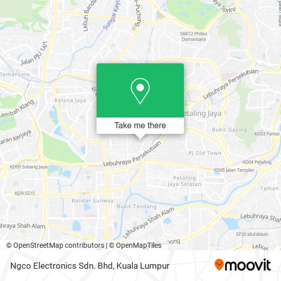 Ngco Electronics Sdn. Bhd map