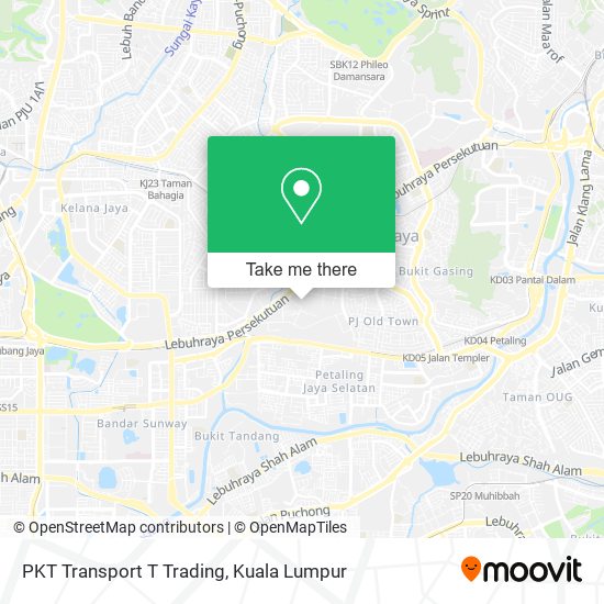 Peta PKT Transport T Trading