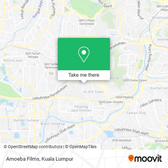 Amoeba Films map