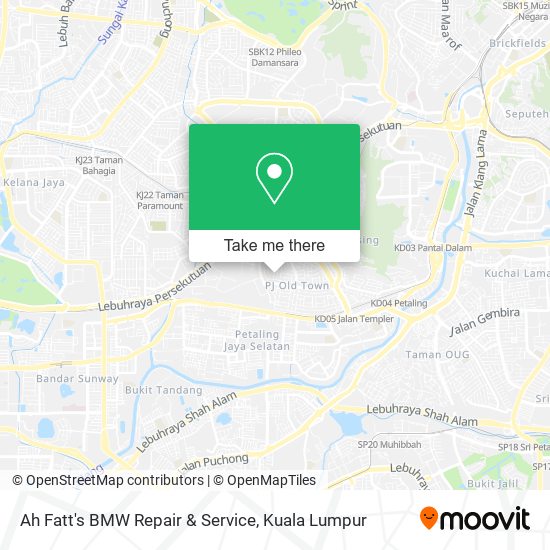 Ah Fatt's BMW Repair & Service map