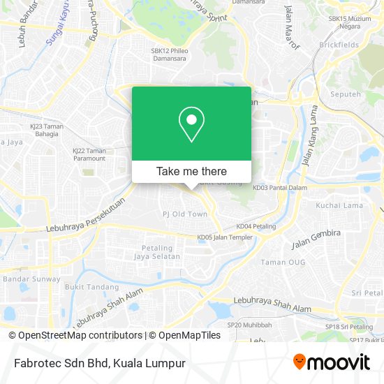 Fabrotec Sdn Bhd map