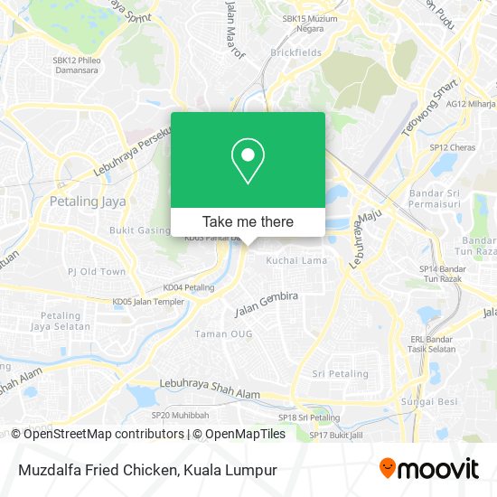 Muzdalfa Fried Chicken map