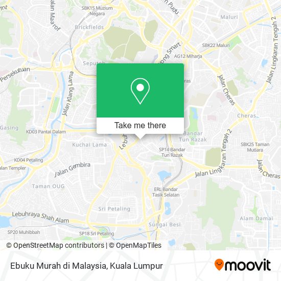 Peta Ebuku Murah di Malaysia