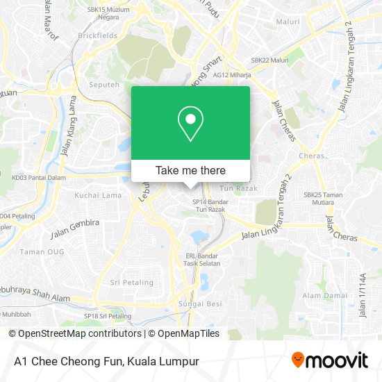 A1 Chee Cheong Fun map