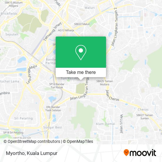 Myortho map