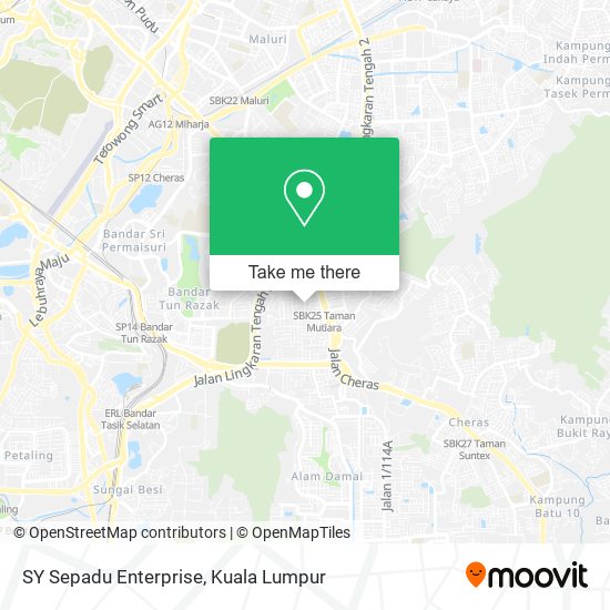 SY Sepadu Enterprise map