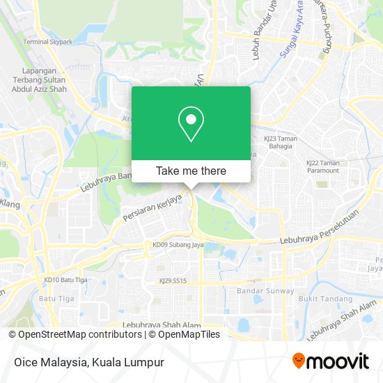 Oice Malaysia map