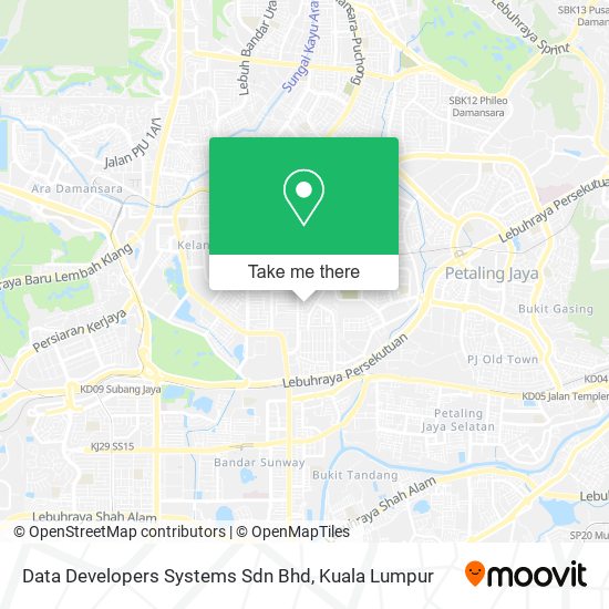 Data Developers Systems Sdn Bhd map