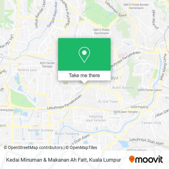 Kedai Minuman & Makanan Ah Fatt map