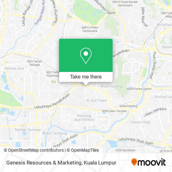 Genesis Resources & Marketing map