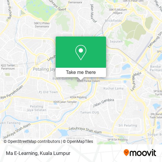 Ma E-Learning map