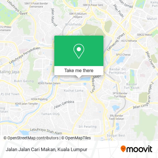 Jalan Jalan Cari Makan map