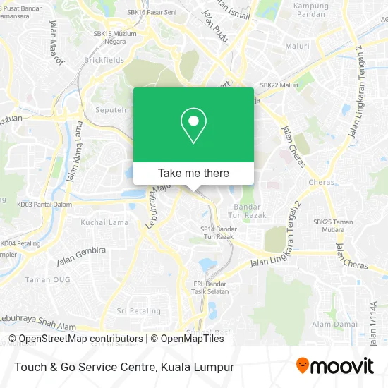 Touch & Go Service Centre map